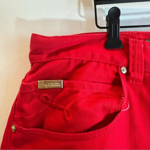 LR BY LRG Sz 36 Jeans Men 100% Cotton  in Red Tapered Leg - Picture 6 of 11